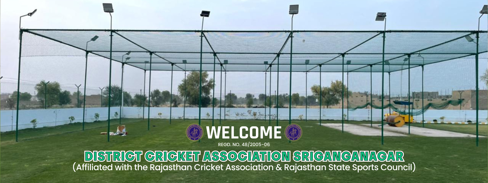 District Cricket Association Sriganganagar cricket practice ground